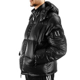 Armani Exchange Woven Daunen Winter Jacke 8NZB70-ZNYNZ 1200 - schwarz