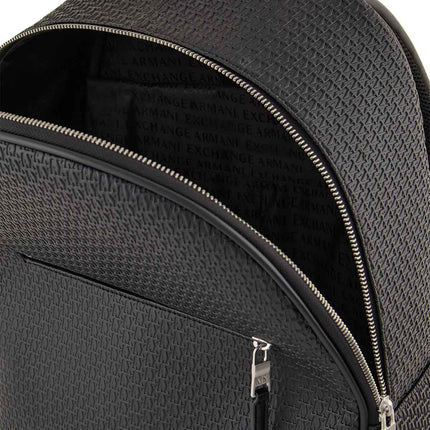 Armani Exchange Rucksack mit durchgehender Logoprägung XM000156-AF11928-UC001-