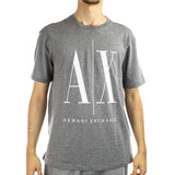 Armani Exchange T-Shirt 8NZTPA-ZJH4Z-3930 - grau meliert-weiss