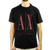 Armani Exchange T-Shirt 8NZTPA-ZJH4Z-72AG - schwarz-dunkelrot