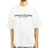 Armani Exchange Jersey T-Shirt 6RZTLH-1100 - weiss-schwarz