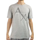 Armani Exchange Jersey T-Shirt 8NZT76-Z8H4Z-3929 - hellgrau meliert