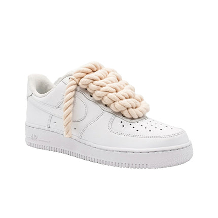 Baggy Rope Laces Set 14mm Vanilla Cream 120cm Rope Laces Set 14mm Vanilla Cream 120cm-