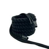 Baggy Rope Lace Set 10mm Jet Black 100cm 300002-