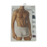 Calvin Klein Trunk Boxershort 3er Pack U2662G-H57 - schwarz-grau-dunkelrot-weiss