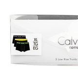 Calvin Klein Low Rise Trunk Boxershort 3er Pack U2664G-CA9-
