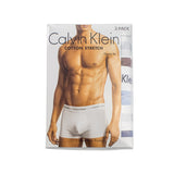 Calvin Klein Low Rise Trunk Boxershort 3er Pack U2664G-H59 - braun-hellblau-blau-weiss