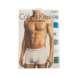 Calvin Klein Low Rise Trunk Boxershort 3er Pack U2664G-N21 - türkis-grau-grün