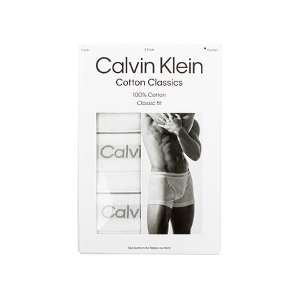 Calvin Klein Trunk Boxershort 3er Pack 000NB4002A-100-