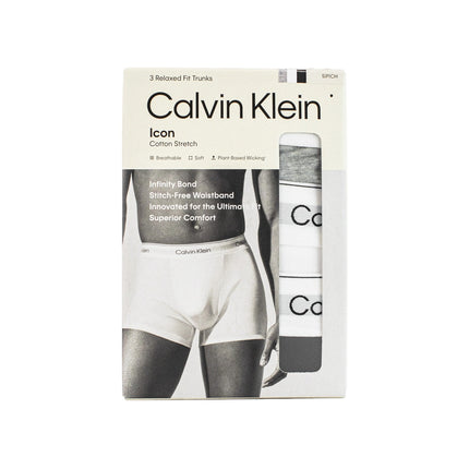 Calvin Klein Relaxed Dart Trunk Boxershort 3er Pack LV00NB4286-MP1-