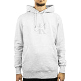 Calvin Klein Chenille Monologo Hoodie J30J326637-P6G - hellgrau meliert