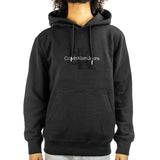 Calvin Klein Chenille Monologo Hoodie J30J326637-BEH - schwarz