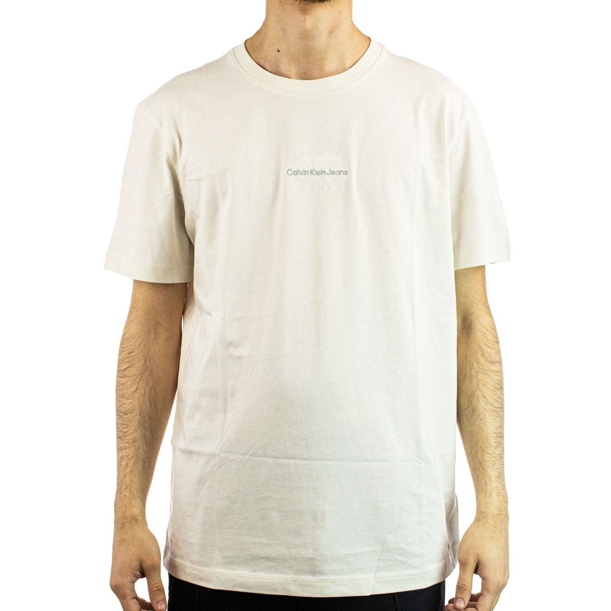 Calvin Klein Monologo T-Shirt J30J325649-YBI - creme – Brooklyn 