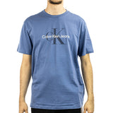 Calvin Klein Hero Monogram T-Shirt 00040EM286-CB0 - blau