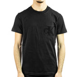 Calvin Klein CK Chenille T-Shirt J323492-BEH - schwarz