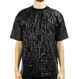 Calvin Klein Logo AOP T-Shirt J324643-0GL - schwarz