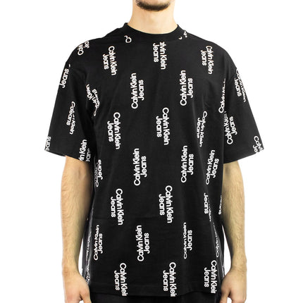 Calvin Klein Stacked Logo AOP T-Shirt J325298-0GP-