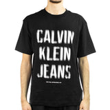 Calvin Klein Illusion Logo T-Shirt J324648-BEH - schwarz-weiss