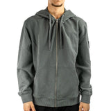 Calvin Klein Badge Zip Hoodie J30J325627-PSL - dunkelgrau