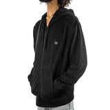 Calvin Klein Woven Label Zip Through Hoodie J30J326858-BEH-