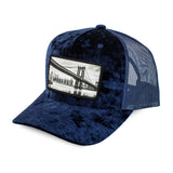 Calza Pennello Bridge Velvet Trucker Cap 12169 - dunkelblau