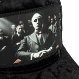 Calza Pennello Mob Boss Velvet A-Frame Trucker Cap 12552-