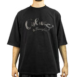 Carlo Colucci La Famiglia Oversize Fit T-Shirt C3456-20 - schwarz