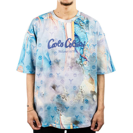 Carlo Colucci Ornament Knit Oversize T-Shirt C3761-181-