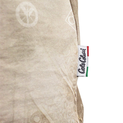 Carlo Colucci Ornament Knit Oversize Hemd - Beige C3761-531-