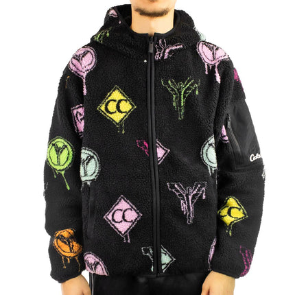 Carlo Colucci Teddy Wende Jacke Zip Hoodie C7725-201-