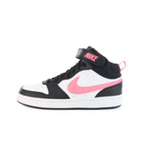 Nike Court Borough Mid 2 (GS) CD7782-005 - weiss-schwarz-rosa