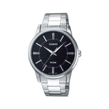 Casio Retro Analog Armband Uhr MTP-1303PD-1AVEG - silber-schwarz