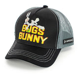 Capslab Looney Tunes Bugs Bunny Trucker Cap CL/LOO5/1/BUN1 - dunkelgrau-gelb