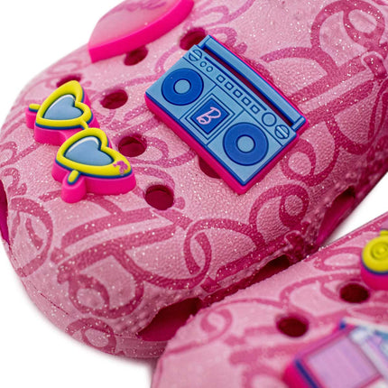Crocs Mattel Pink Barbie Classic Clogs Toddler 211407-90H-
