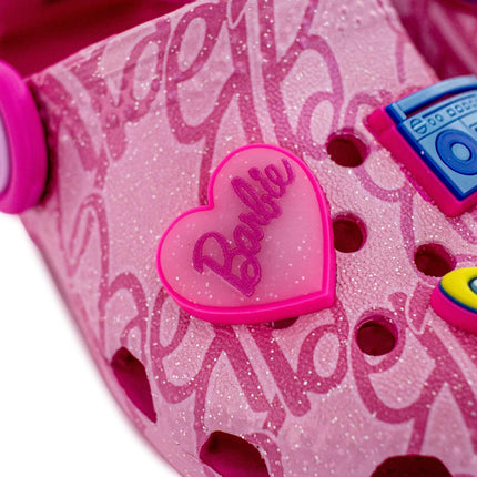 Crocs Mattel Pink Barbie Classic Clogs Toddler 211407-90H-