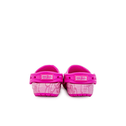 Crocs Mattel Pink Barbie Classic Clogs Toddler 211407-90H-