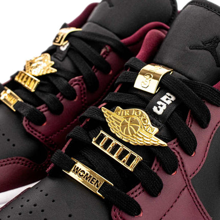 Jordan Wmns Air Jordan 1 Low DB6491-600 - dunkelrot-schwarz-weiss