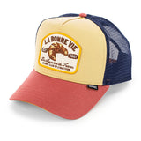 Djinns La Bonne Vie No. 2 HFT Trucker Cap 1005563 - beige-rosa-dunkelblau