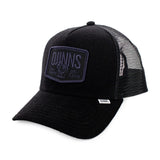 Djinns HFT Hippy Canvas Trucker Cap 1004061 - schwarz-schwarz