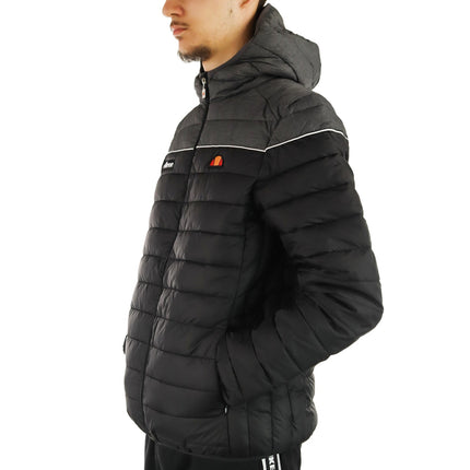 Ellesse Lombardy 2 Padded Winter Jacke SHR13274 Dark Grey Marl Black-