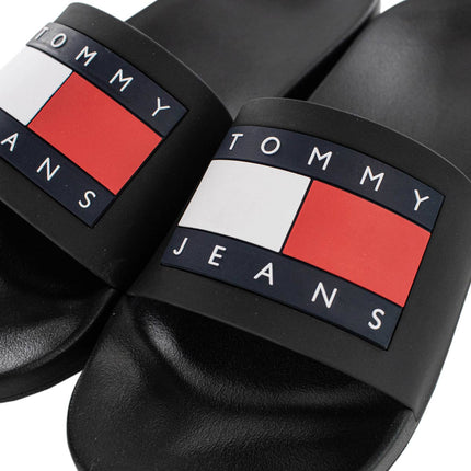 Tommy Hilfiger Tommy Jeans Pool Badeschuhe - Black EM0EM01191-BDS-