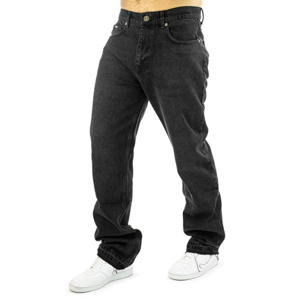 EightyFive Open Hem Jeans 60000004 black washed-