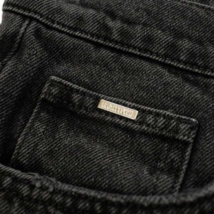 EightyFive Open Hem Jeans 60000004 black washed-