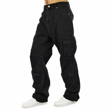 EightyFive Denim Cargo Jeans 60026601 black washed-