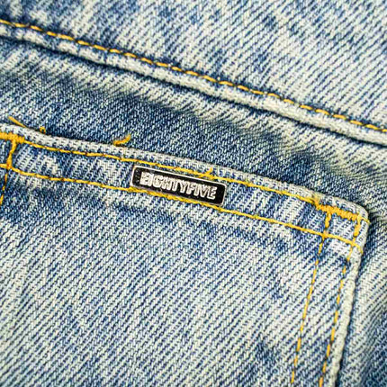 EightyFive Loose Baggy Jeans 60000022 light wash blue-