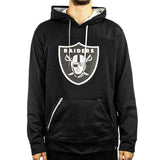 Fanatics Las Vegas Raiders NFL Defender Dot Faded Primary Fleece Hoodie 01P1-0AUT-8D-Y24 - schwarz-grau