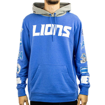 Fanatics Detroit Lions NFL Patched Out Fleece Hoodie 02K6-348A-9J-NRC-