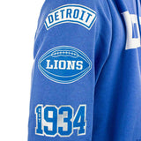 Fanatics Detroit Lions NFL Patched Out Fleece Hoodie 02K6-348A-9J-NRC-