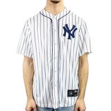 Fanatics New York Yankees MLB Core Foundation Jersey Trikot 007N-071R-NK-0IY - weiss-dunkelblau