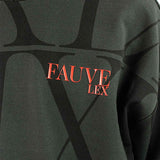 Fauve Lex First Edition Hoodie FrstEdtnHd - dunkelgrau-schwarz-rot